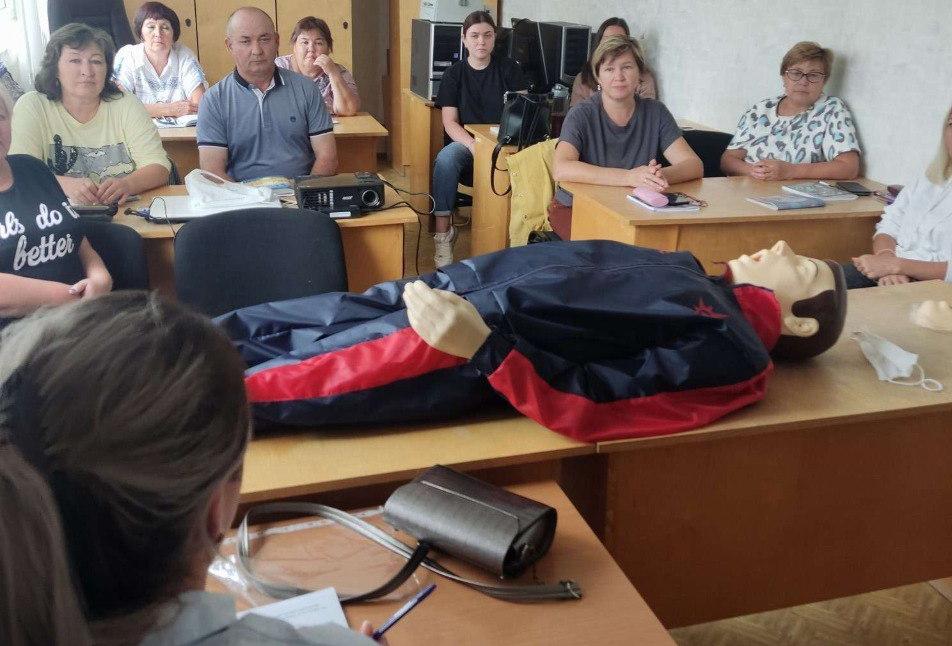 Занятия по Оказанию первой помощи для безработных граждан, стоящих на учете в ЦЗН г. Агидель